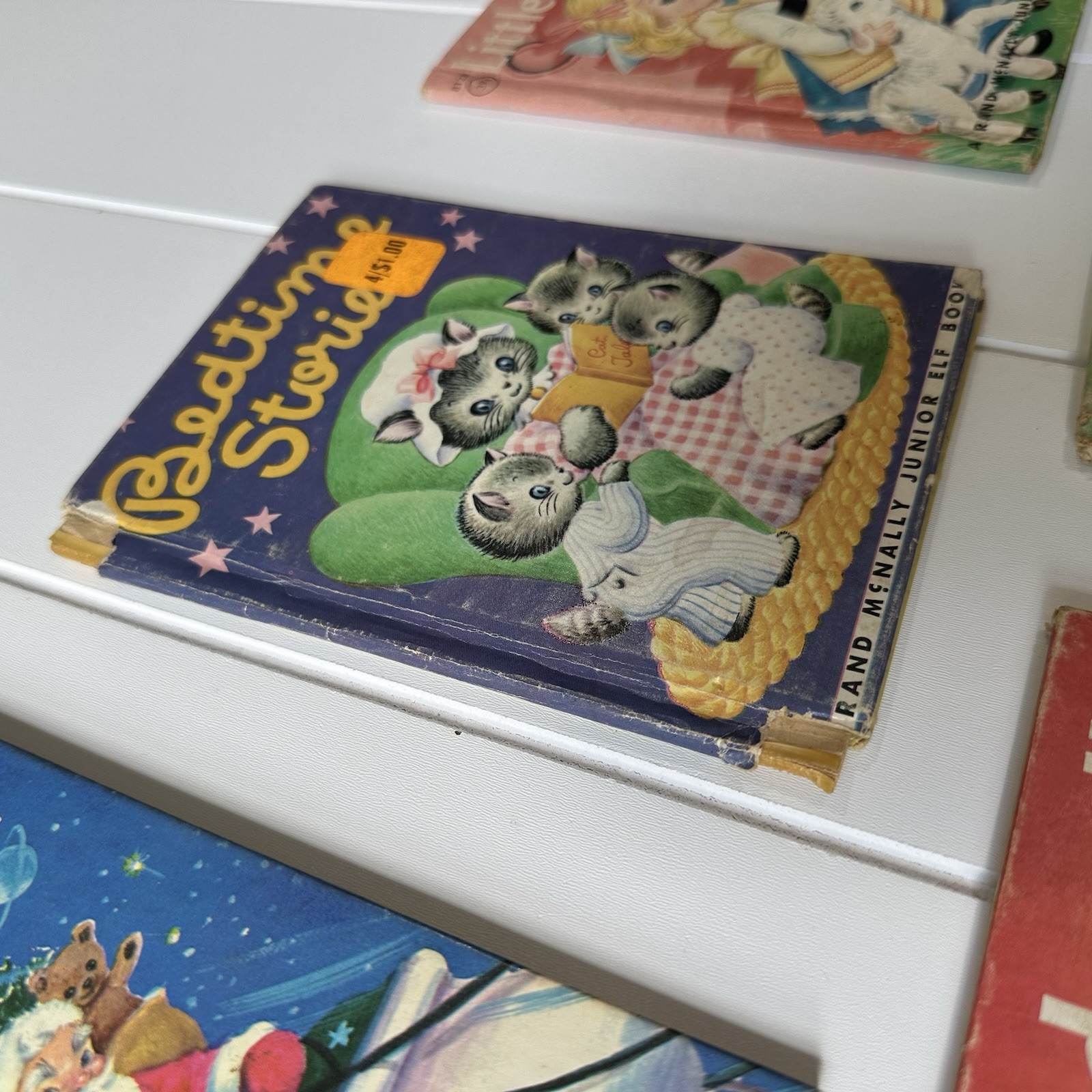 Lot of 5 Vintage Rand McNally Junior Elf Books For children