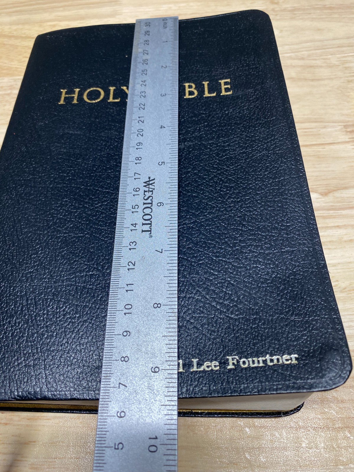 HOLY BIBLE KJV King James Version Classic Reference Giant Print Zondervan Black