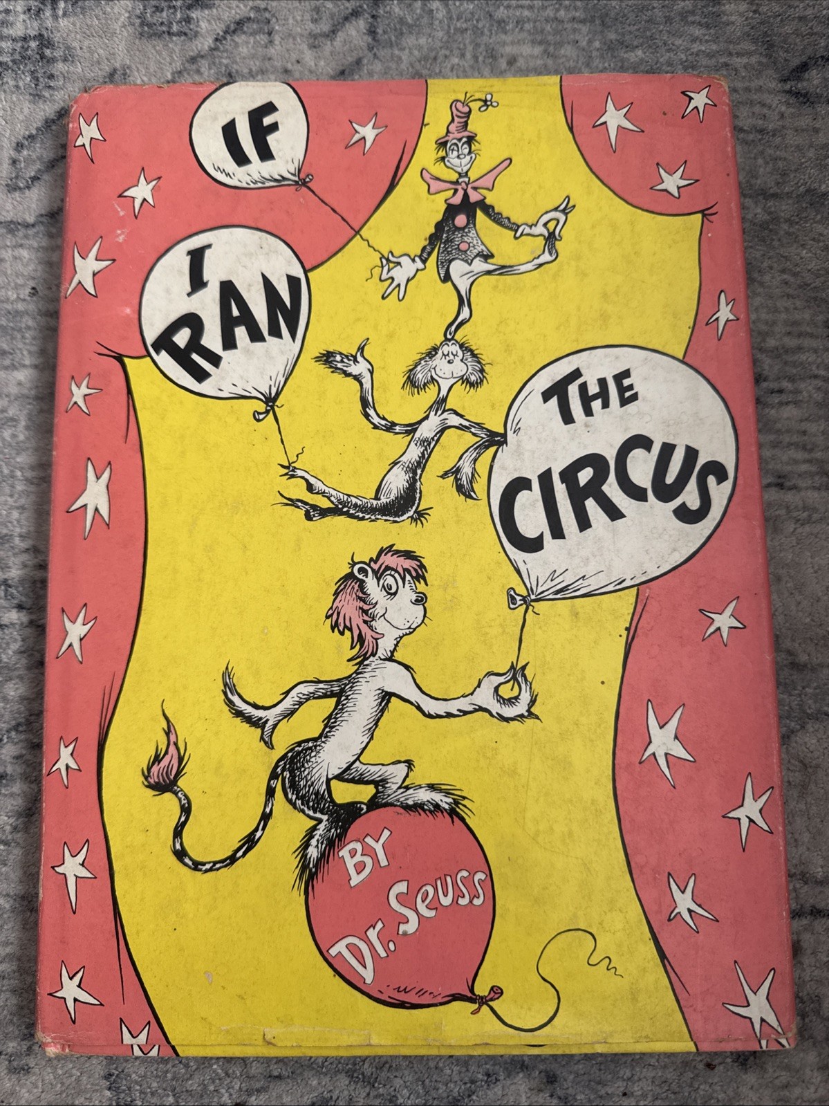 Vintage Dr. Seuss If I Ran The Circus HC w/ Original $2.50 Dust Jacket Random