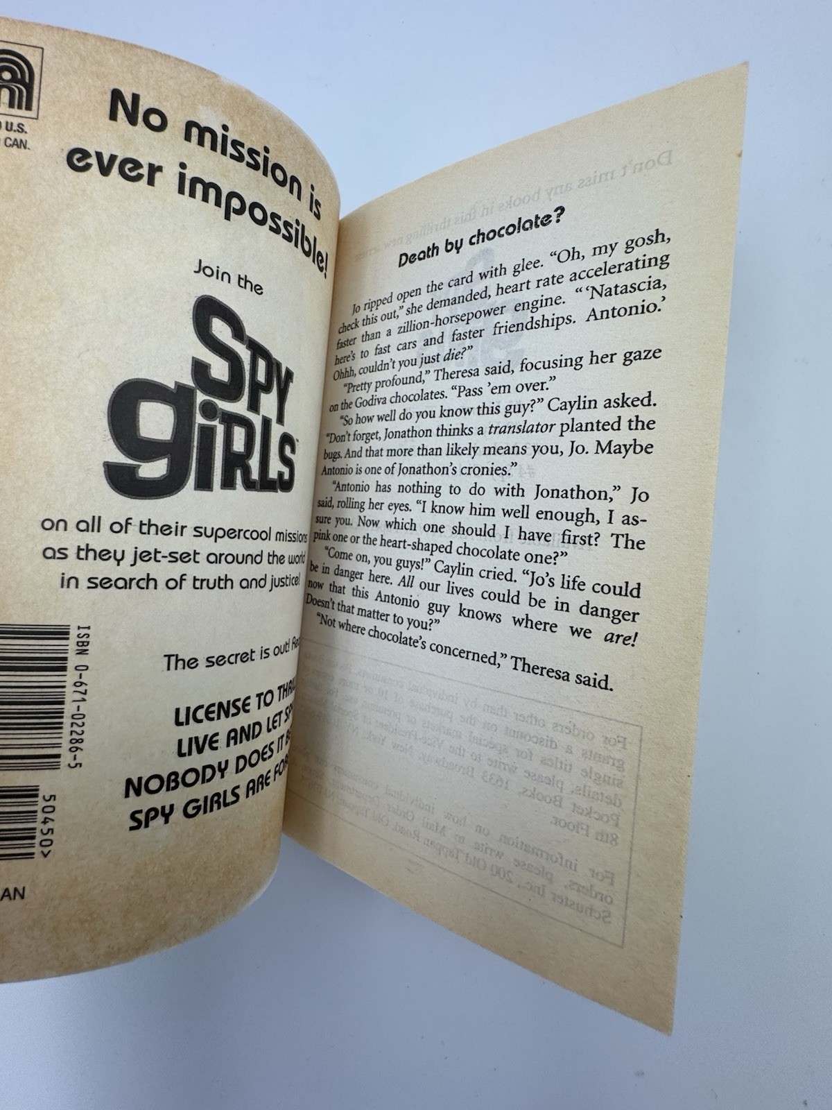Spy Girls Elizabeth Cage COMPLETE 6 Book Set Full Series Y2K 1998 1999 RARE