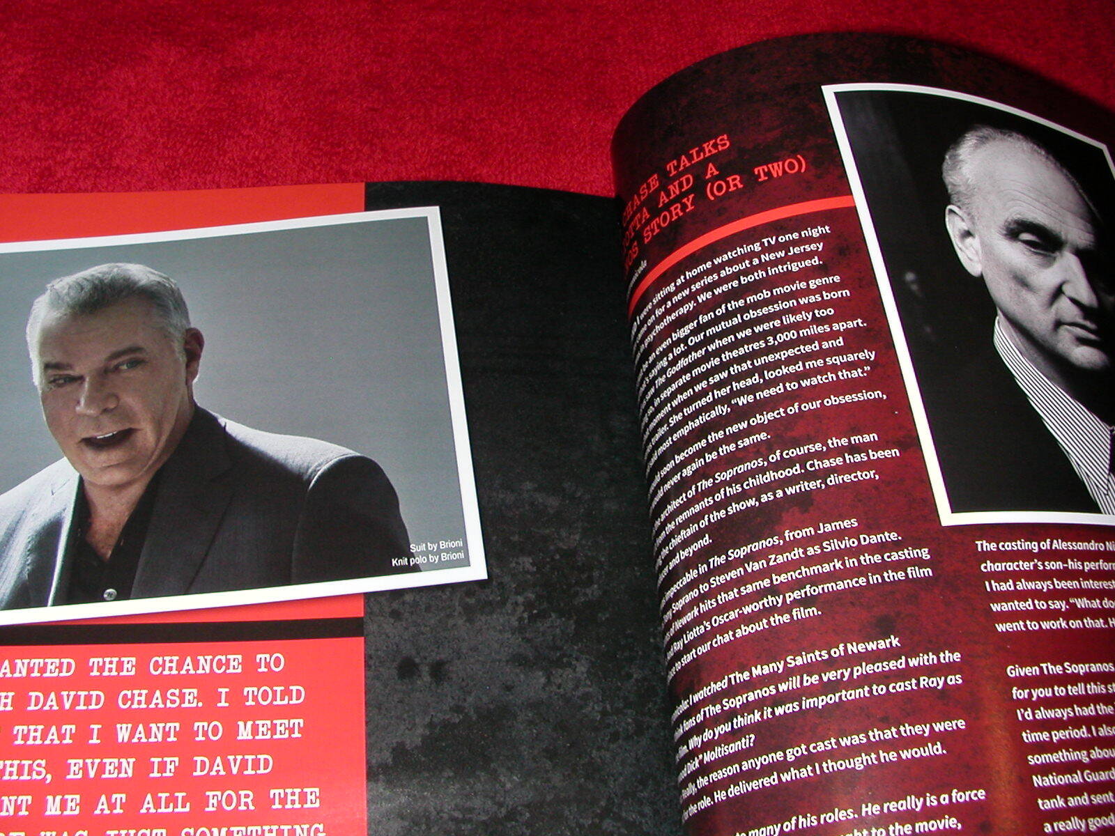 RAY LIOTTA Sept/Oct 2021 cover CIGAR & SPIRITS Magazine~Interview Article~Roles