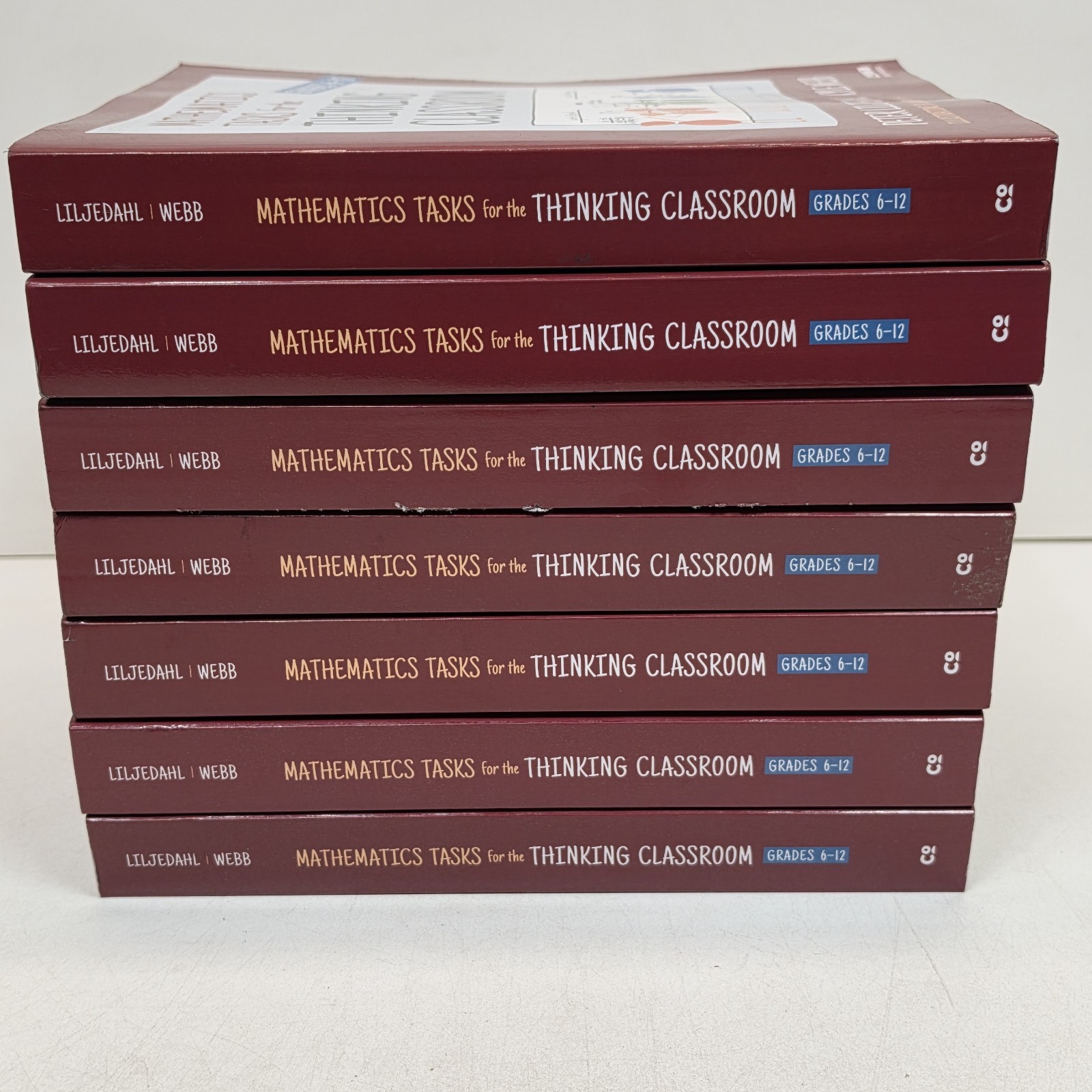 Mathematics Tasks for the Thinking Classroom, Grades 6-12. ISBN9781071877210