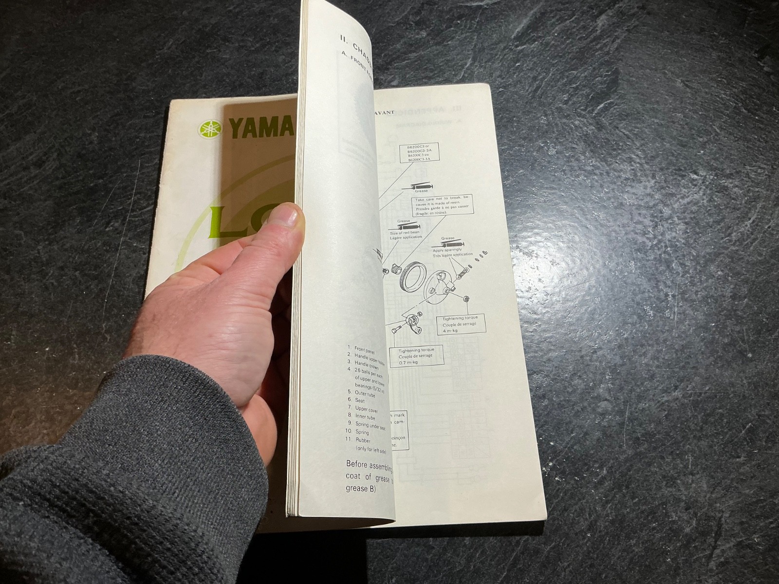 1980 Yamaha LC50G 49cc Champ Scooter Moped Service Manual Bop II Malic