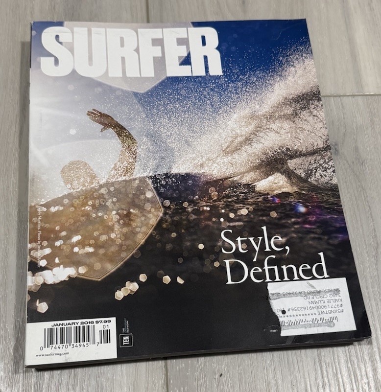 SURFER Magazine (2015/2016/2017) Set Of 10