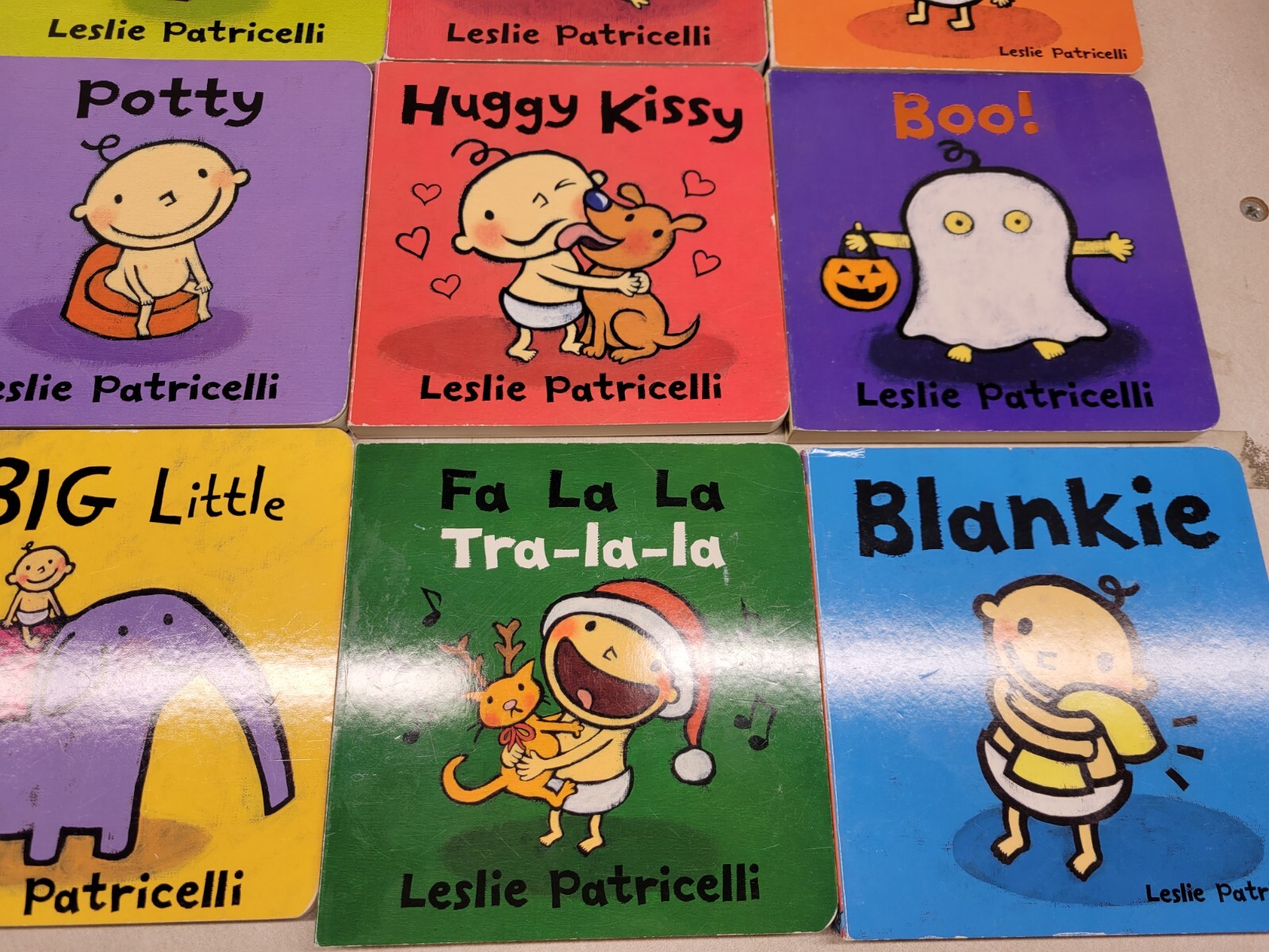 Lot of 5 Leslie Patricelli Board Books for Children’s/ Kids/ Toddler *Random*