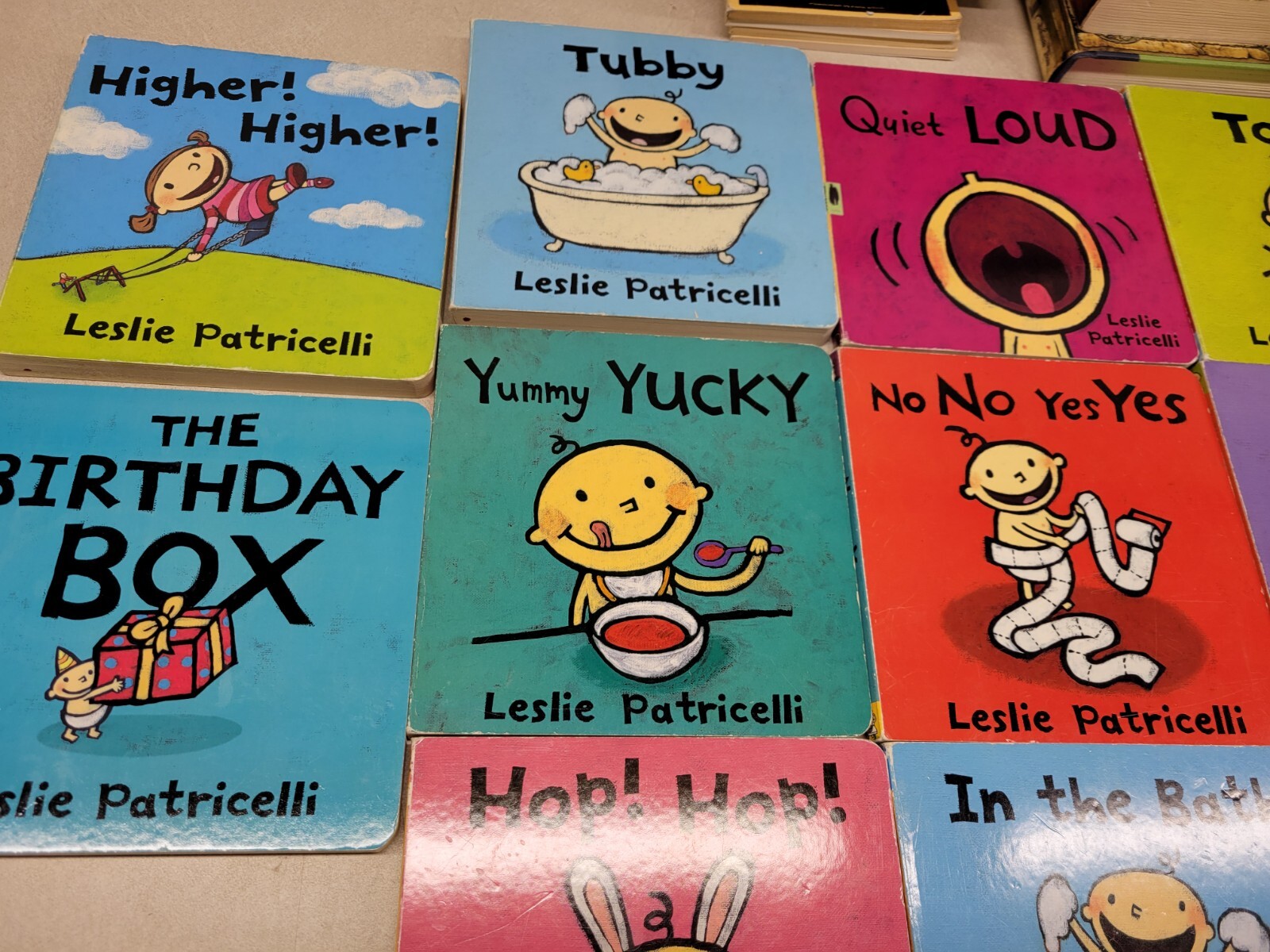 Lot of 5 Leslie Patricelli Board Books for Children’s/ Kids/ Toddler *Random*
