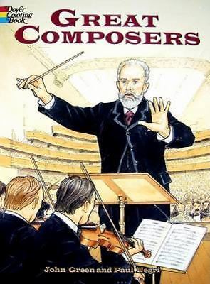 Great Composers Coloring Book by Green, John; Negri, Paul