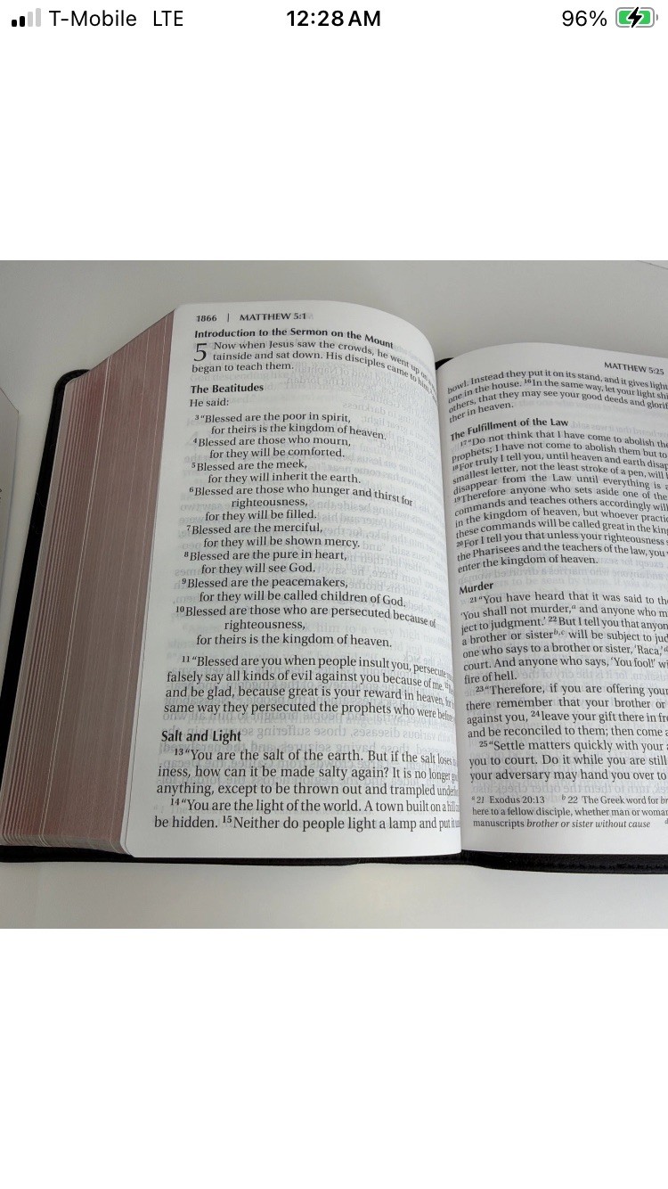 NIV, Giant Print Compact Bible, Giant Print, Premium Leather, Black – Excellent
