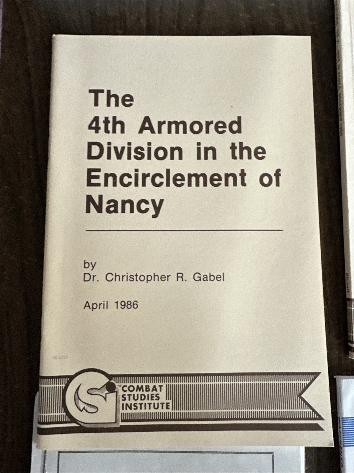 VINTAGE MILITARY MANUALS COMBAT STUDIES INSTITUTE HISTORY US ARMY LEAVENWORTH