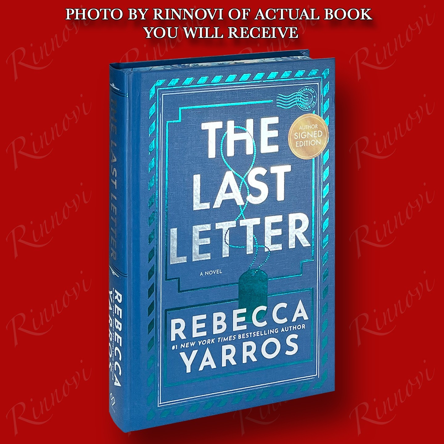 The Last Letter SIGNED Rebecca Yarros (2025,HC,1st/1st Deluxe Edition) BRAND NEW