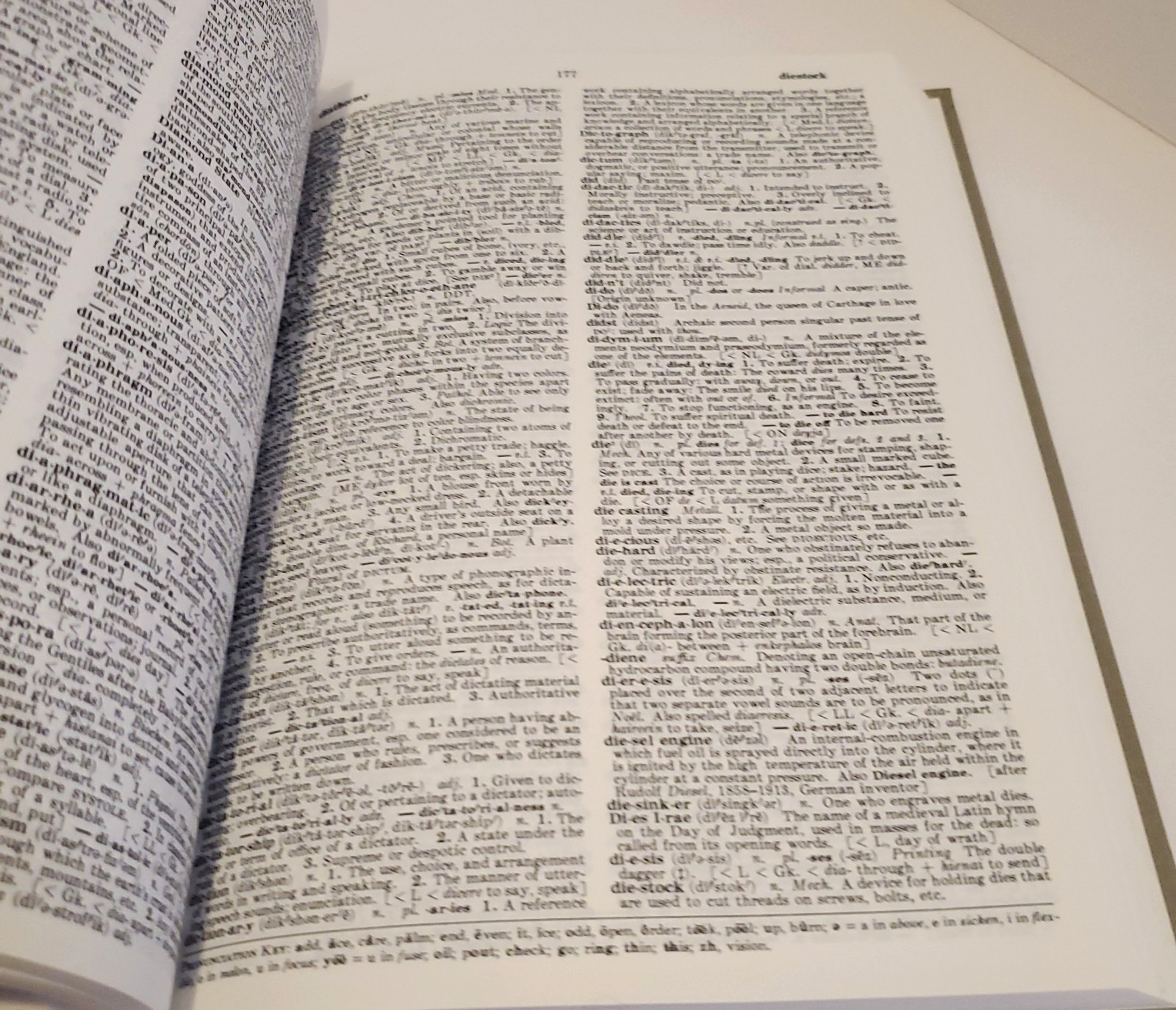 Funk and Wagnalls Standard Desk Dictionary Volumes 1 and 2 Set Hardcover 1984