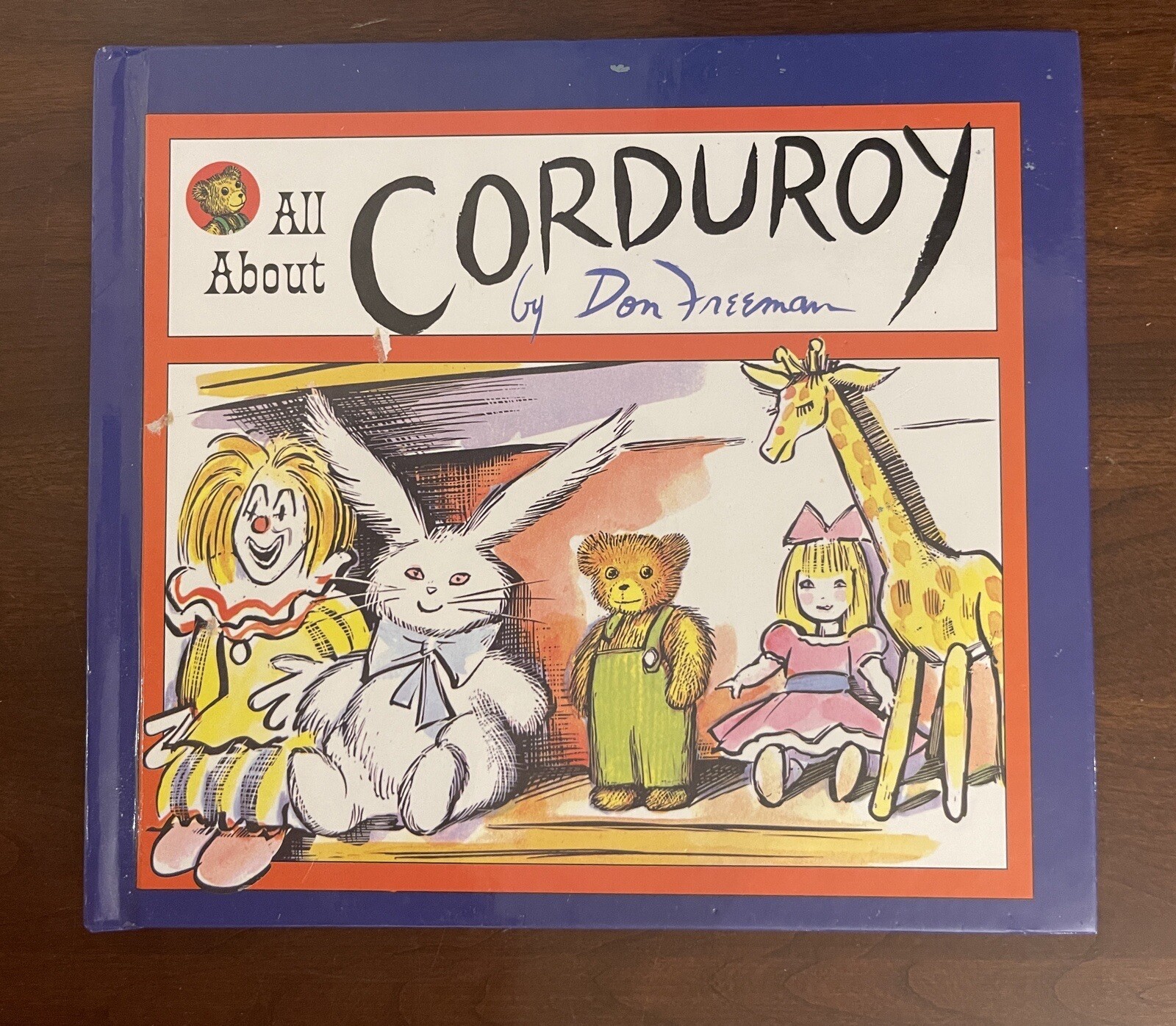 Don Freeman All About Corduroy 2 Stories in 1 Book Hardcover 8.25 x 9.25 In