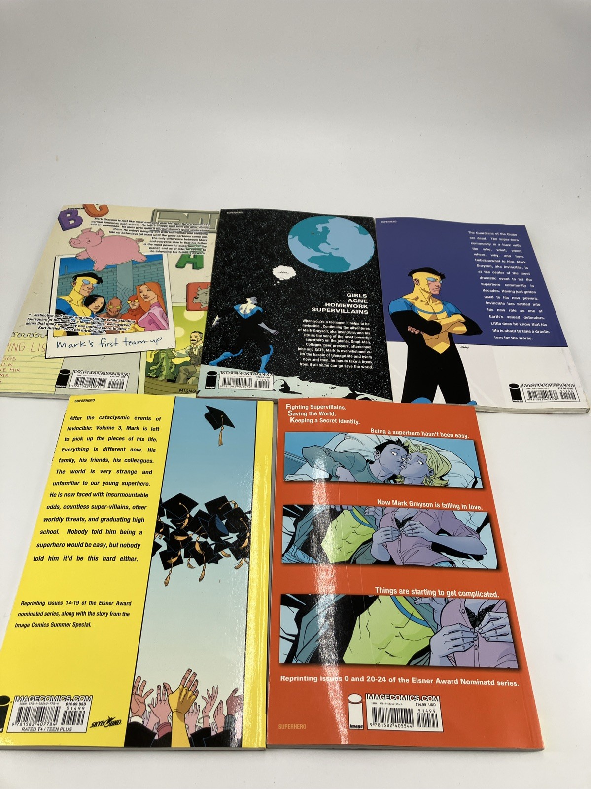 Invincible TPB Lot Vol 1 2 3 4 5 1-5 Image Comics Kirkman Ottley Ships Fast