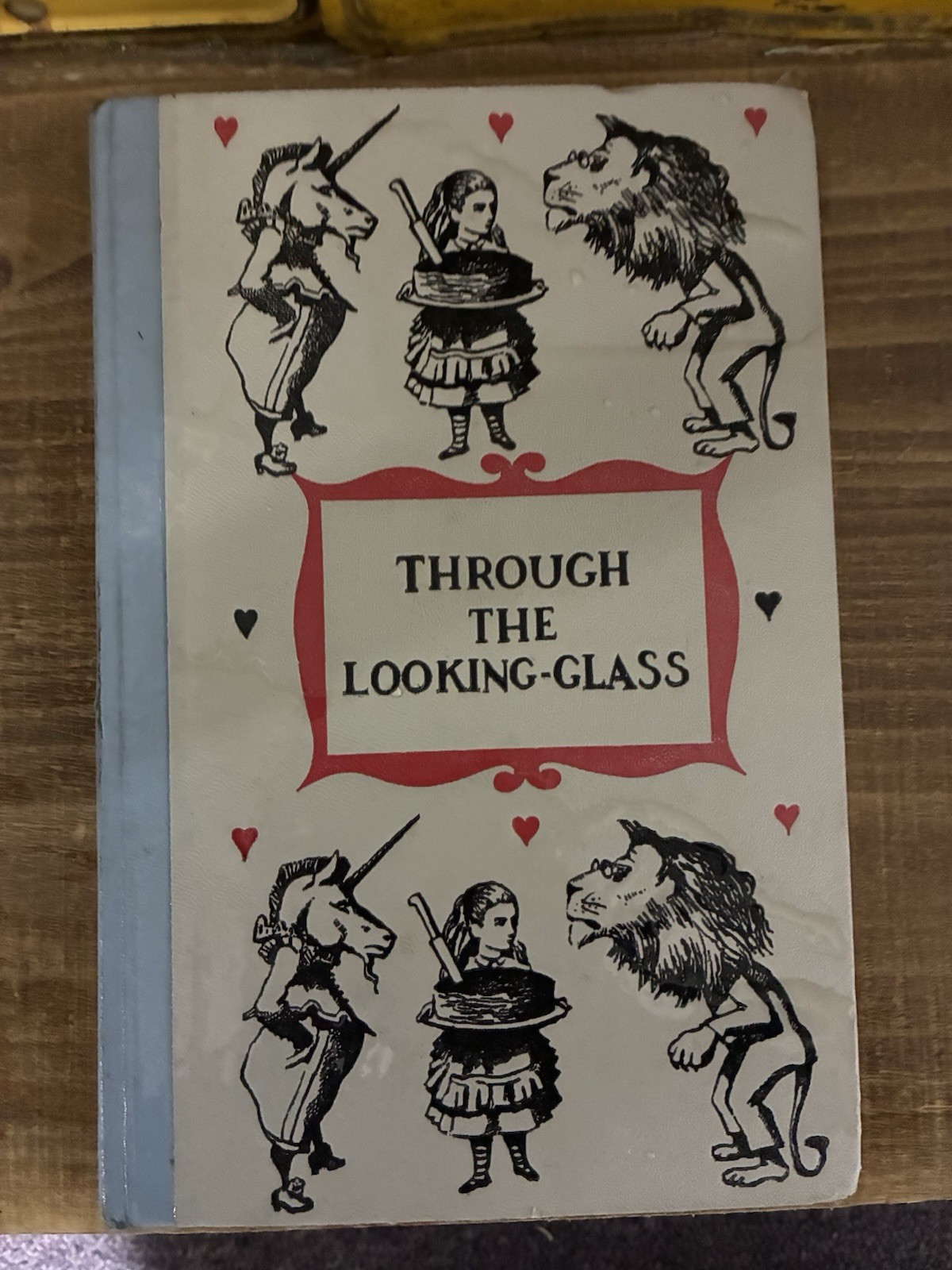 VTG 1956 Through The Looking Glass Junior Deluxe Edition Water Damage