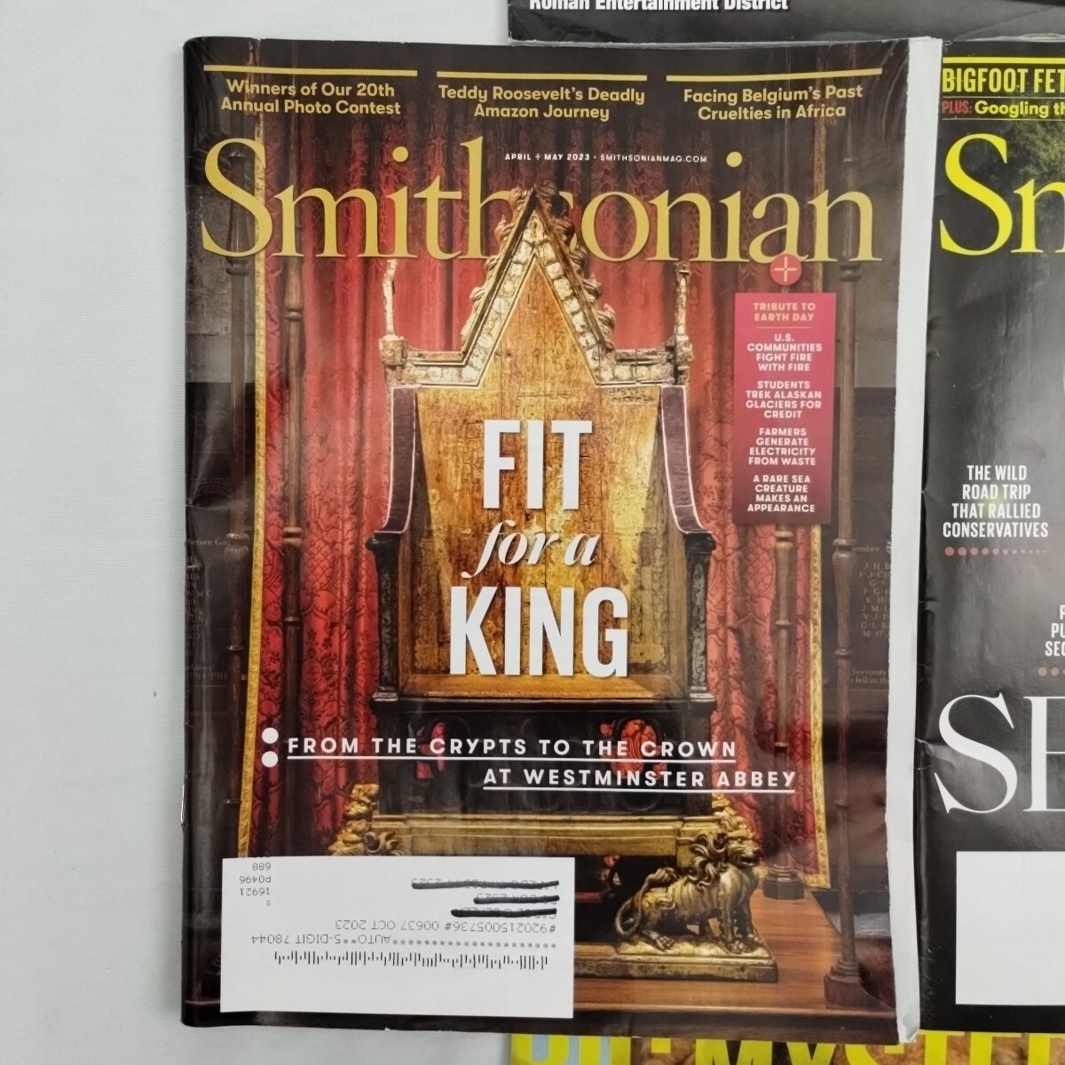 Smithsonian & Archeology Magazines Lot Of 7 2016-2023 Hacking History Pharaoh