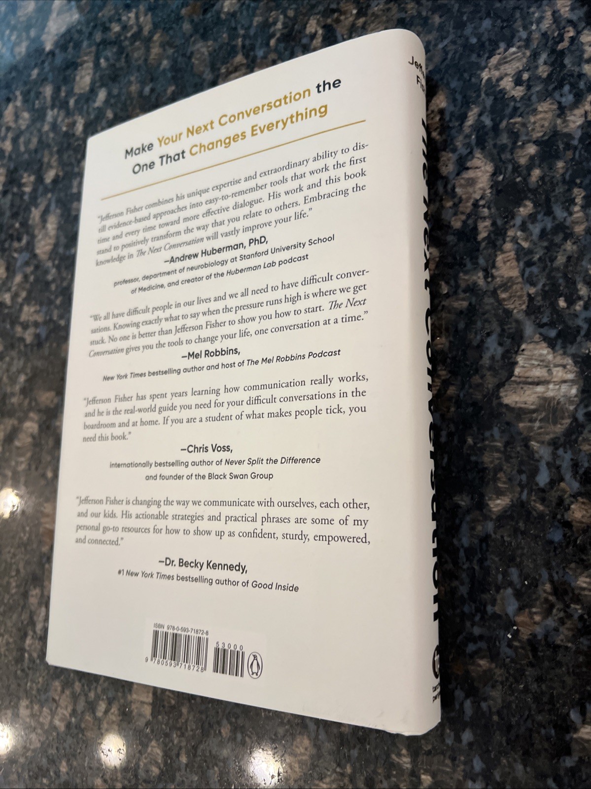 Next Conversation : Argue Less, Talk More by Jefferson Fisher 1st Print SIGNED