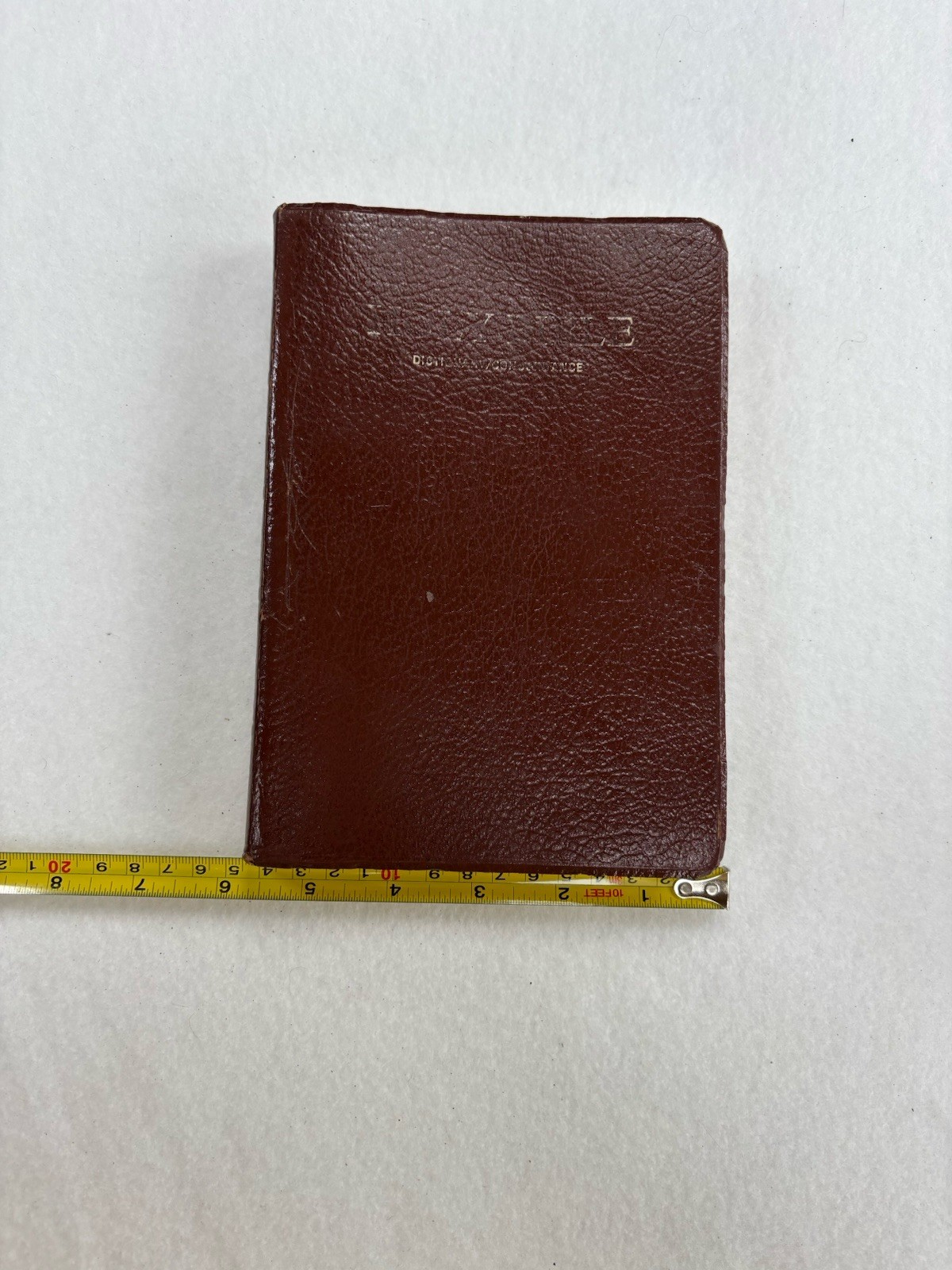 Holy Bible King James Version English Brown Leather Bound