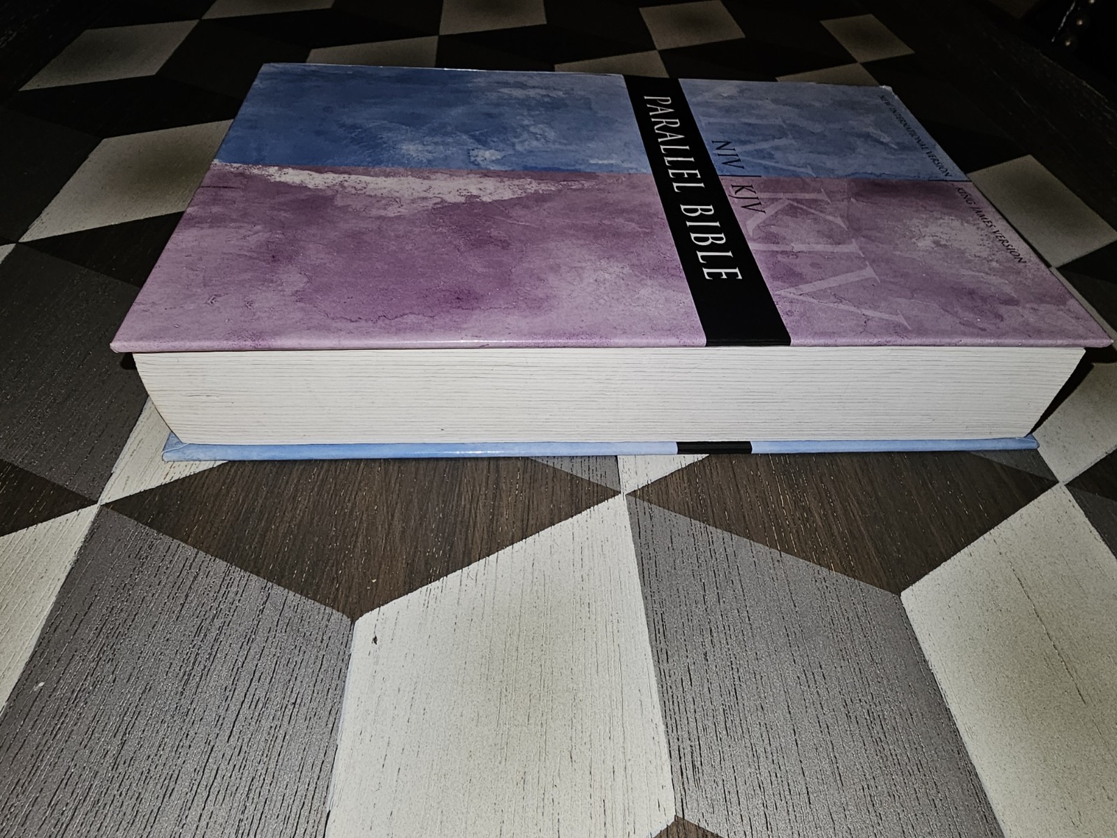 NIV/KJV Parallel Bible Hardcover Zondervan 1984 HC GC
