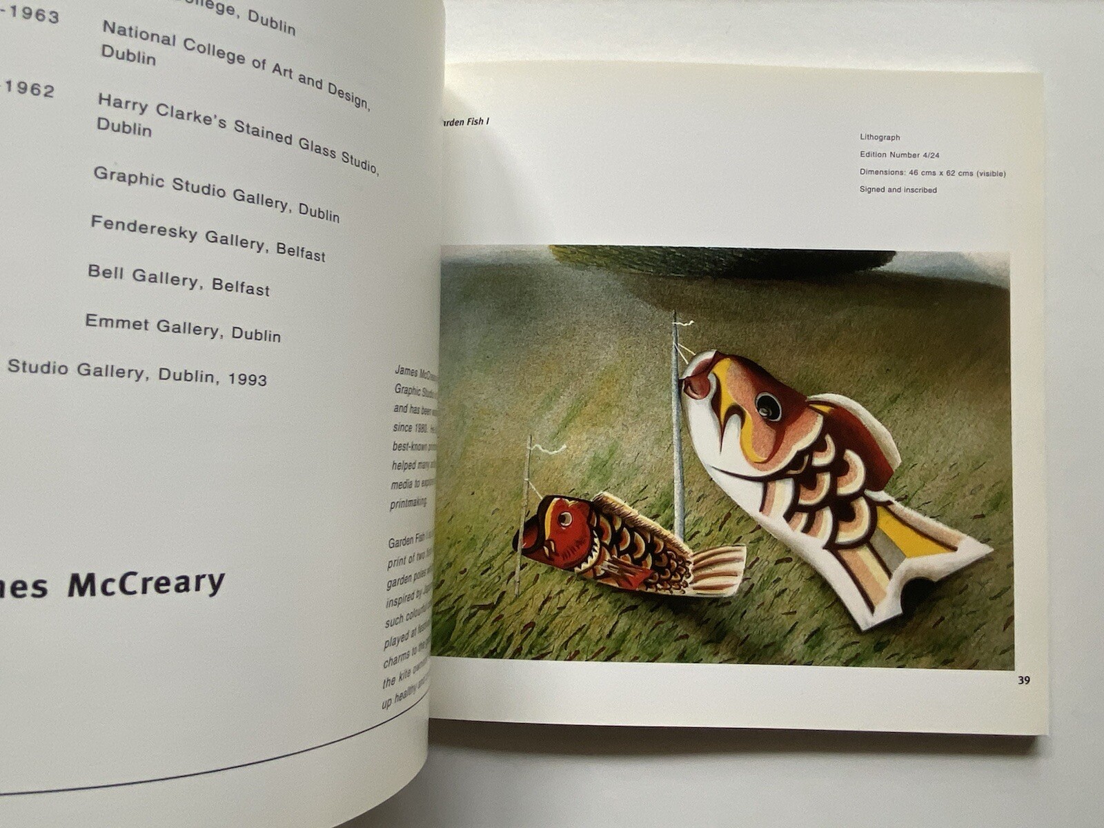VERY RARE 2003 Government of Ireland ART EXHIBITION BOOK Impressions Exhibition