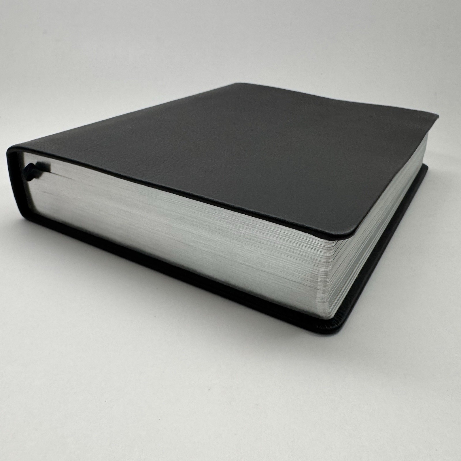 The Message Large Print Genuine Black Leather Bible Eugene H. Peterson w/ Box