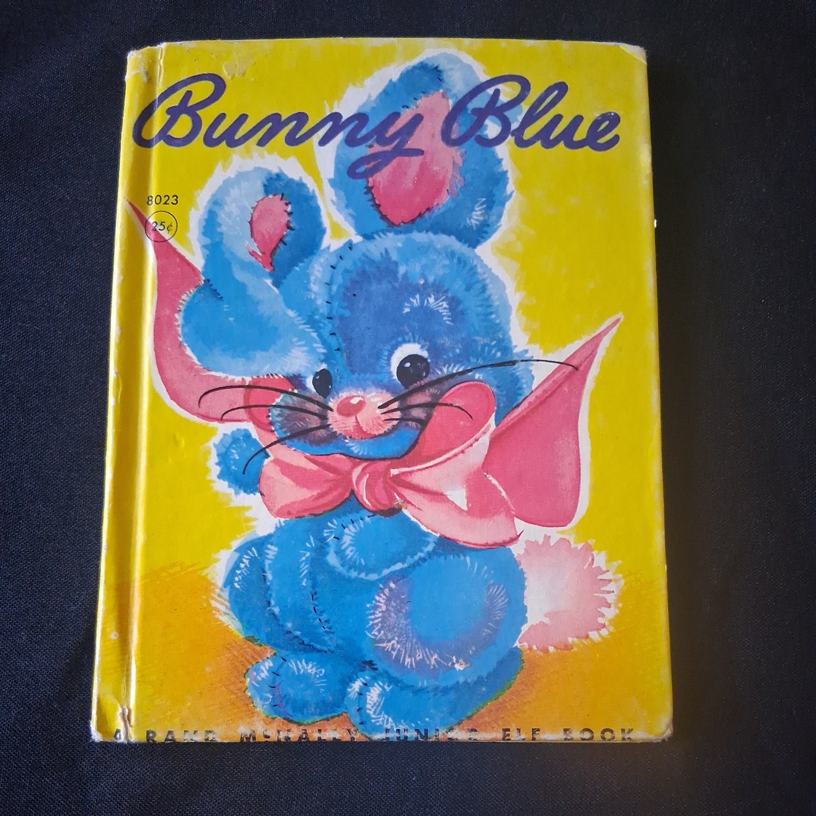 BUNNY BLUE 8023 Rand McNally Junior Elf Book 1946