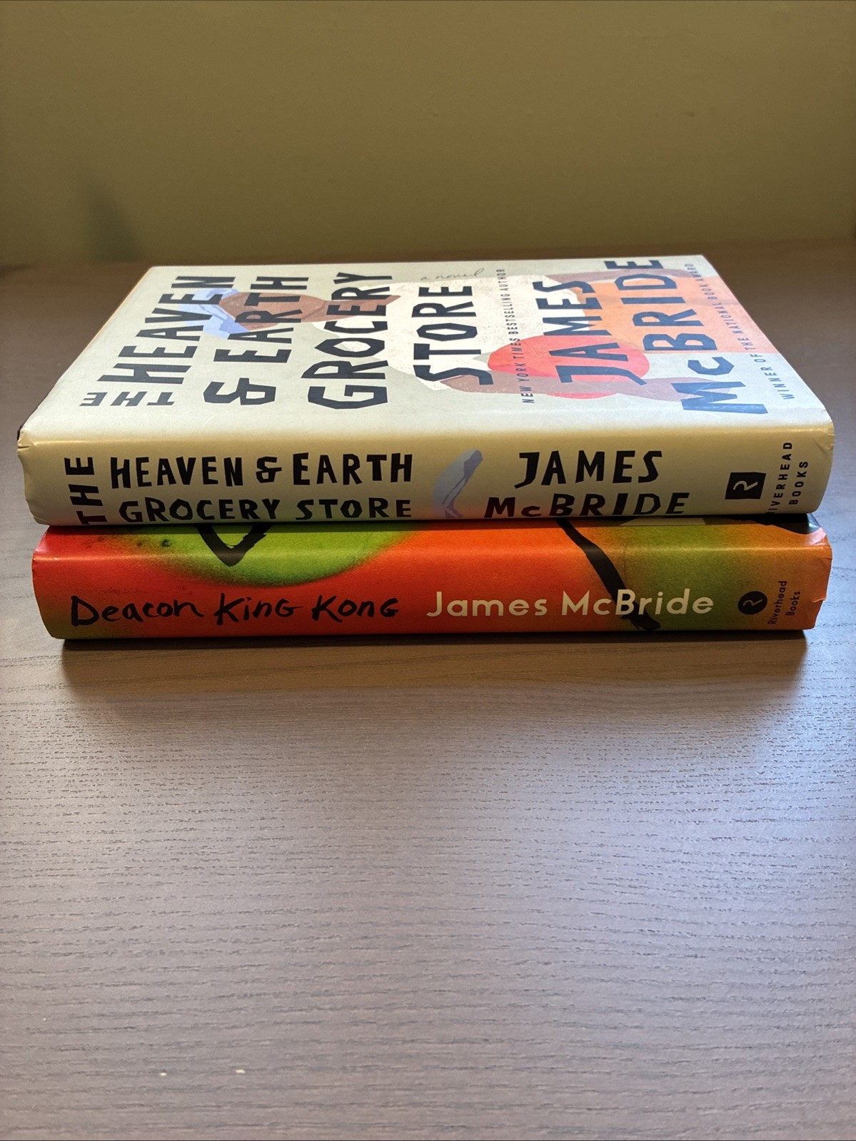 James McBride Hardcover Lot : Heaven & Earth Grocery Store and Deacon King Kong