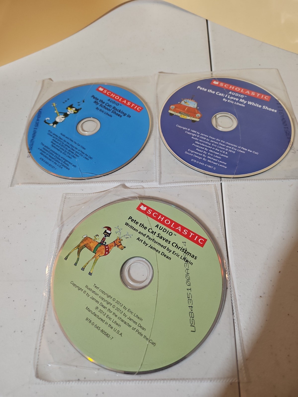 Set Of 3 Pete The Cat Audio
