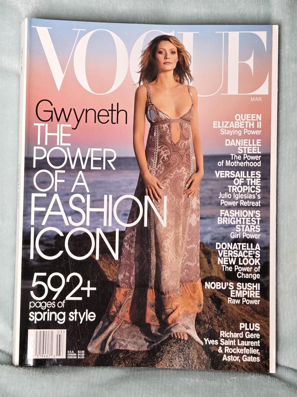 VOGUE March 2005 Gwyneth Paltrow Cover – Y2K Issue (592+ Pages) Like New