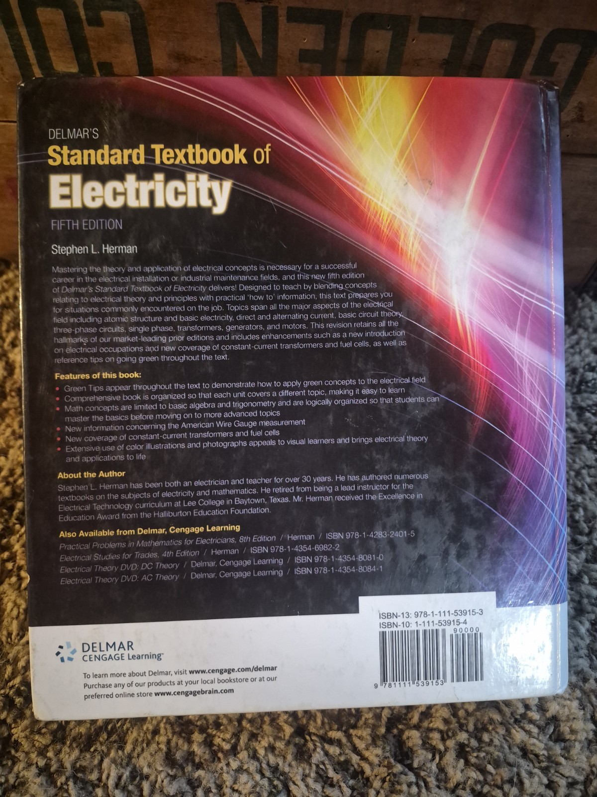 Delmar’s Standard Textbook of Electricity – hardcover Stephen L. Herman