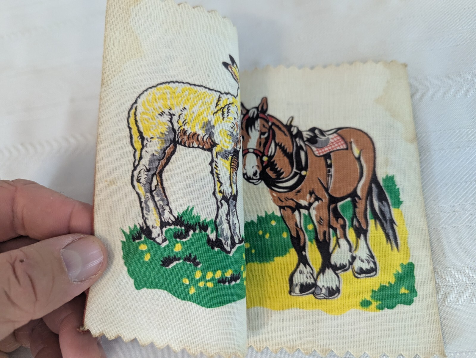 Farm Pets Rag Book Dean’s Rag Book Co. London 5″L