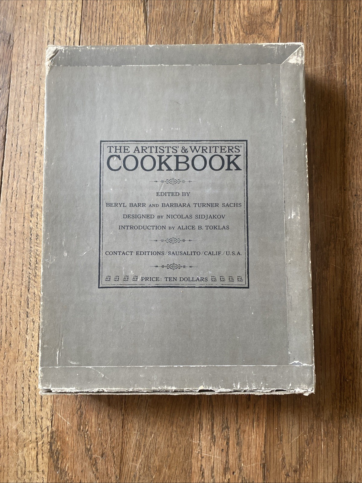 The Artists’ & Writers’ Cookbook Rare 1961 1st Edition and Printing w/ Slipcase