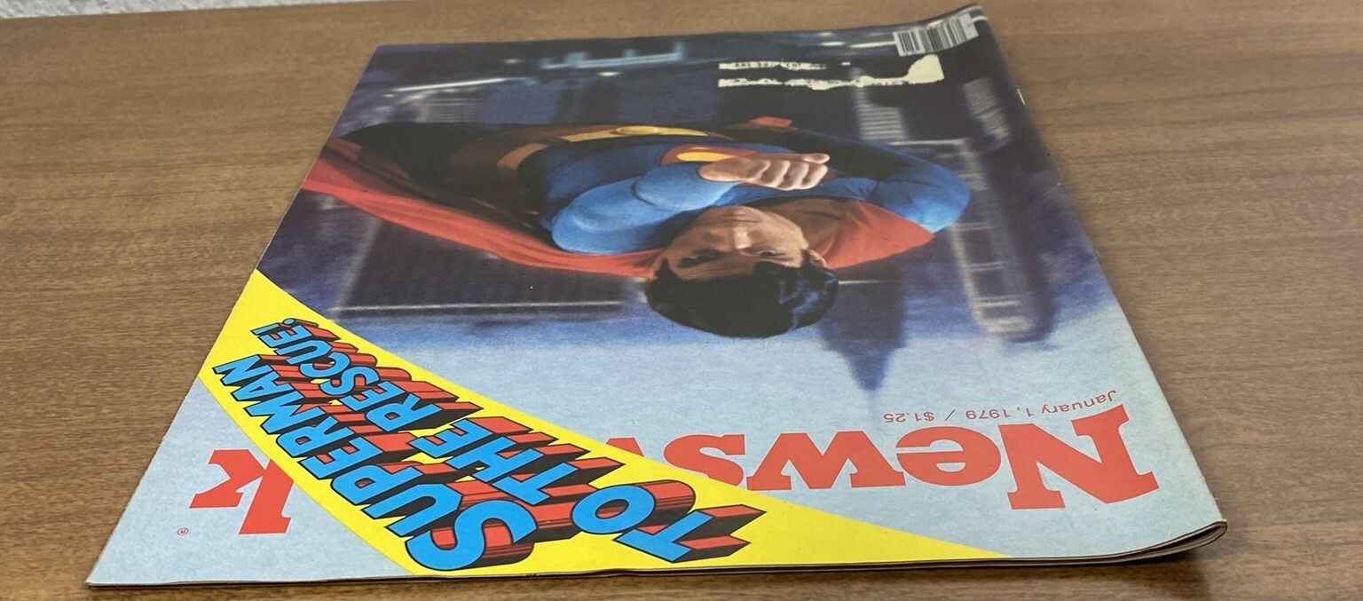 Newsweek Magazine Jan 1, 1979 – Superman to the Rescue! Christopher Reeve Cover