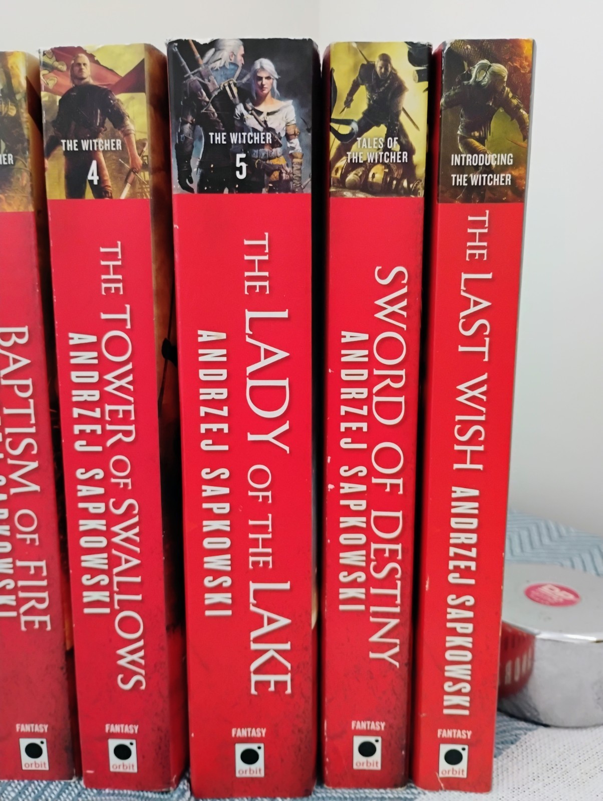 The Witcher Andrzej Sapkowski 7 Book Lot Paperback