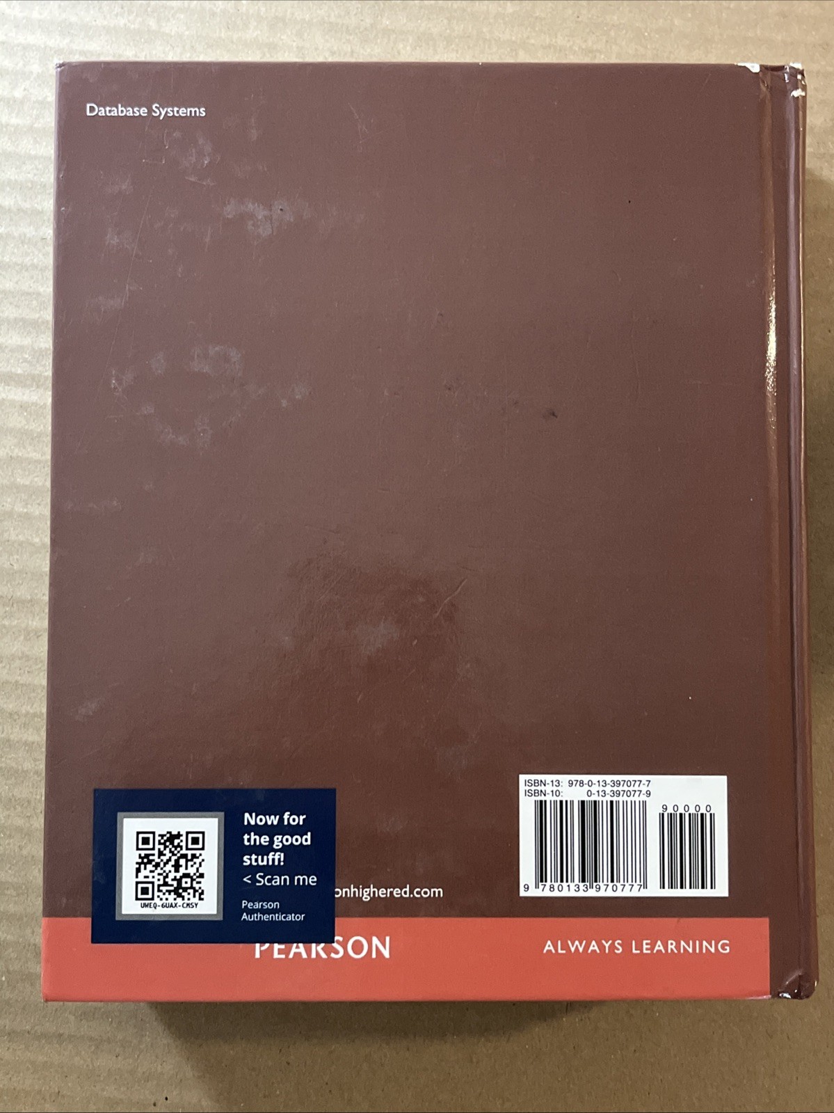 Fundamentals of Database Systems (7th Edition) – Hardcover – GOOD