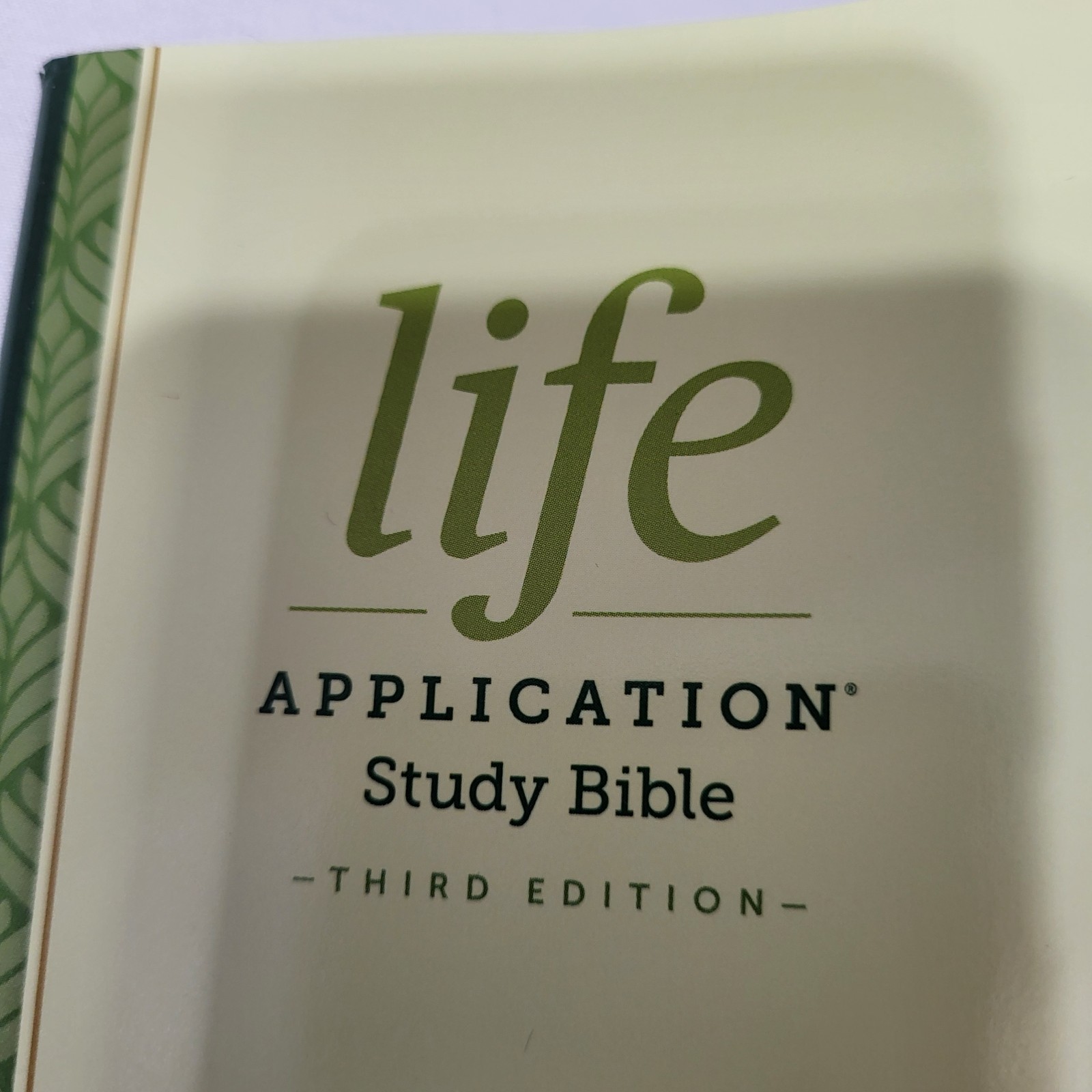 NLT Life Application Study Bible/Large Print (Third Edition) (RL)-Hardcover