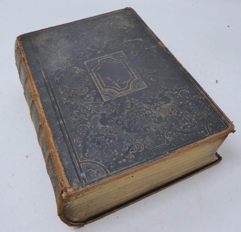 1853 American Bible Society Holy Bible Old and New Testaments Original Tongues