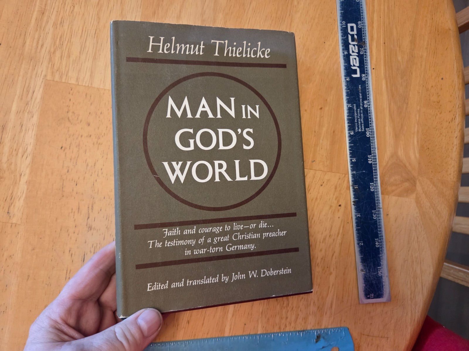 Man in God’s World by Helmut Thielicke – 1963 Harper & Row Hardcover