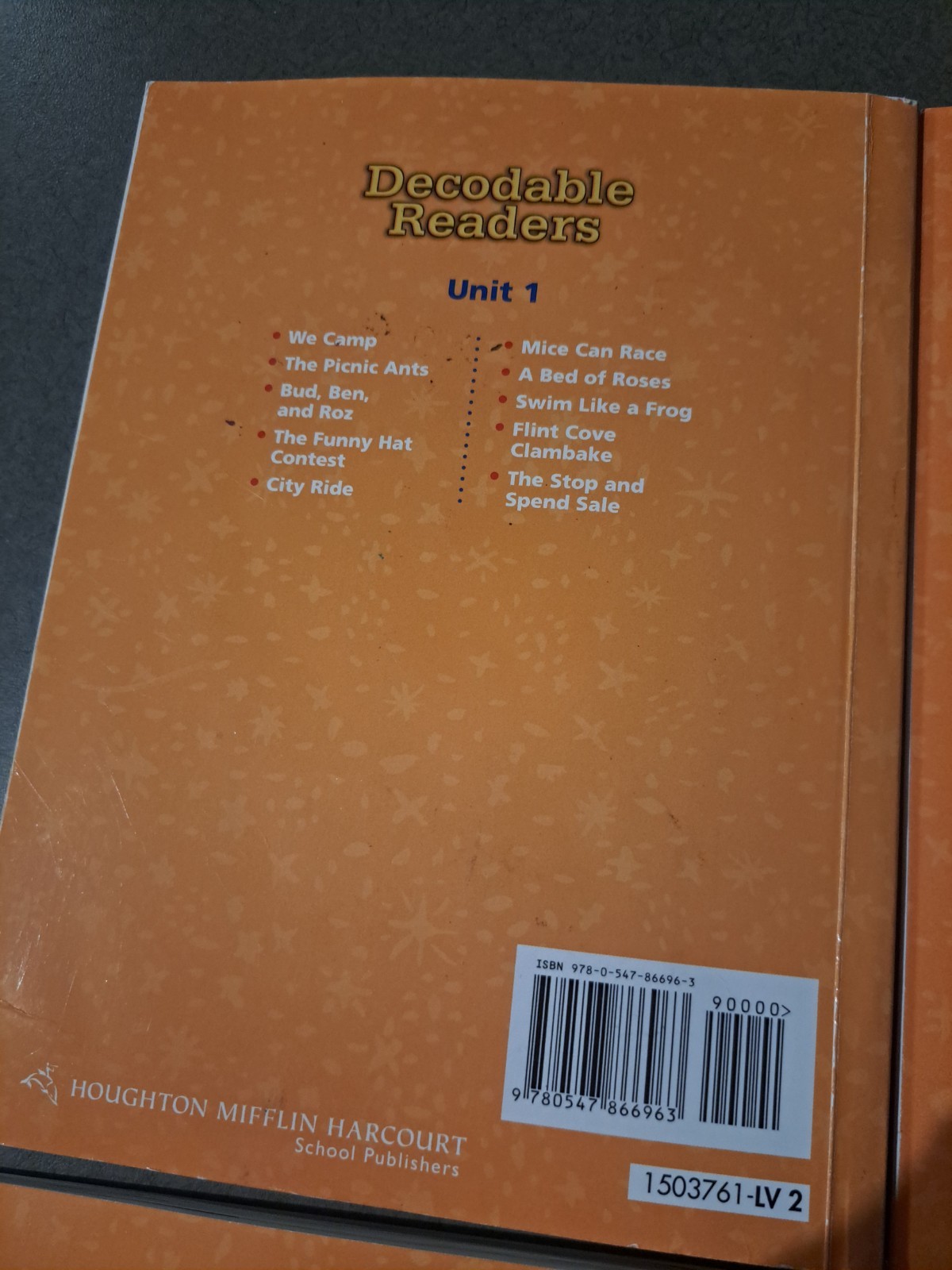 Journeys Decodable Reader Book Unit 1-6 Set – 2nd Grade 2 Reading 6 Book Set HMH