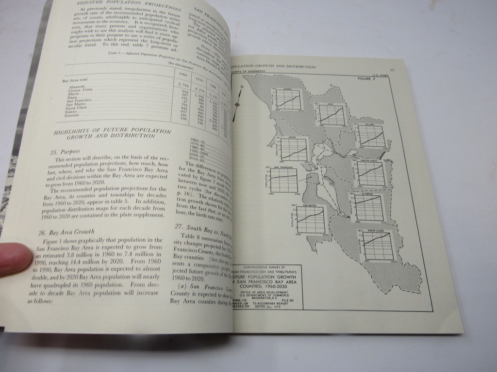 Future Development of the San Francisco Bay Area 1960 Army Corps Engineers Maps