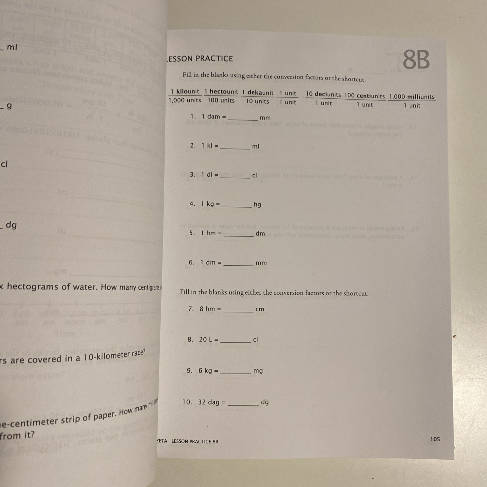 Math-U-See Zeta Decimals and Percents-Tests and Student Workbook