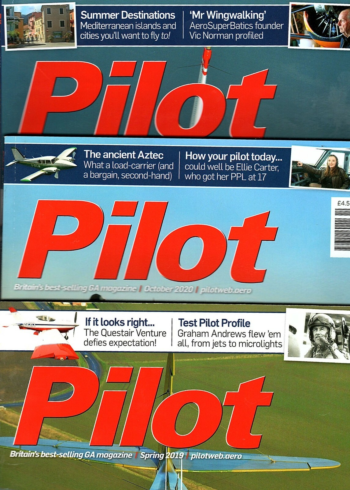 Pilot General Aviation Magazine 2006 – 2023 Back Issue Selection