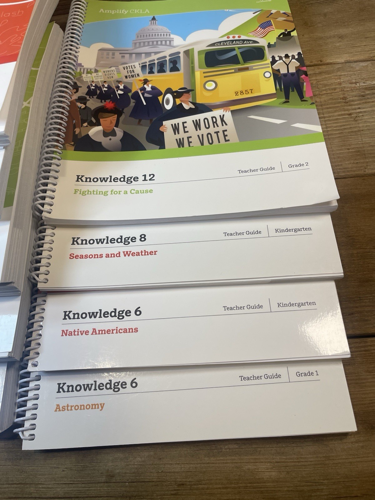 Amplify Core Knowledge CKLA LOT of 9 Books Teacher Guides Grade Level Like New