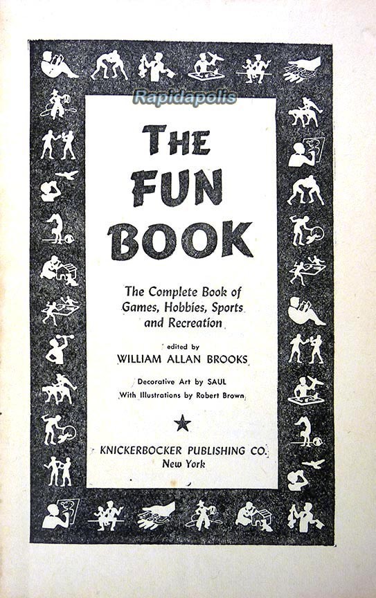 FUN for BOYS 1943 Edition 284 Heavily Illustrated Pages – Games, Hobbies, Sports