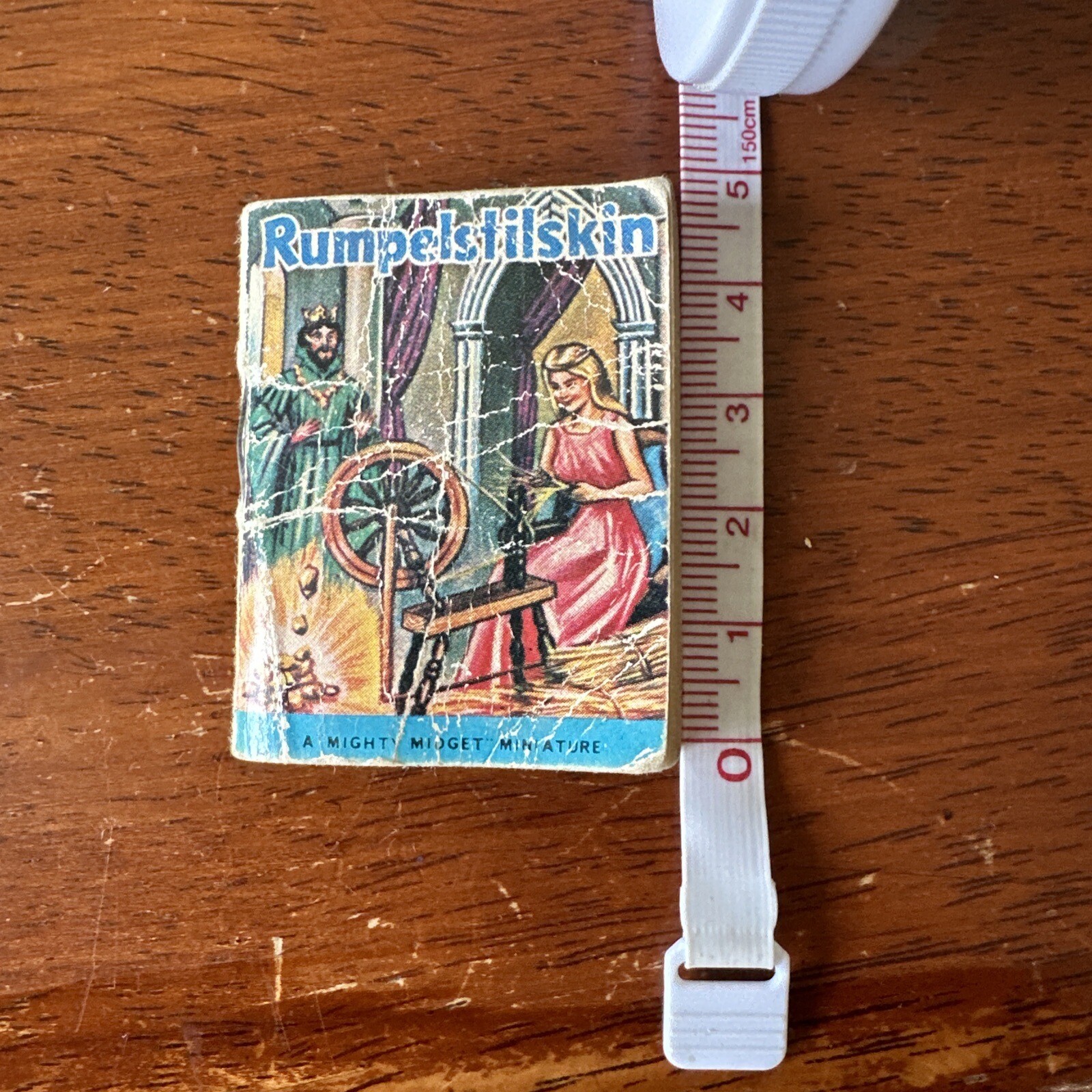 Vintage Rumpelstilskin Mighty Midget Miniature Book 3.5cm X 5cm