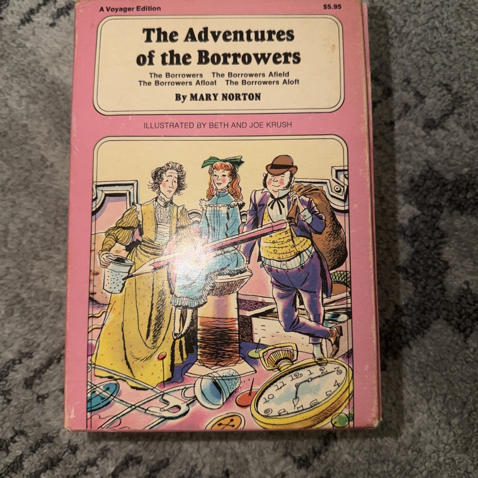 The Complete Adventures of the Borrowers 4 Soft Cover Set 1953-61 Mary Norton