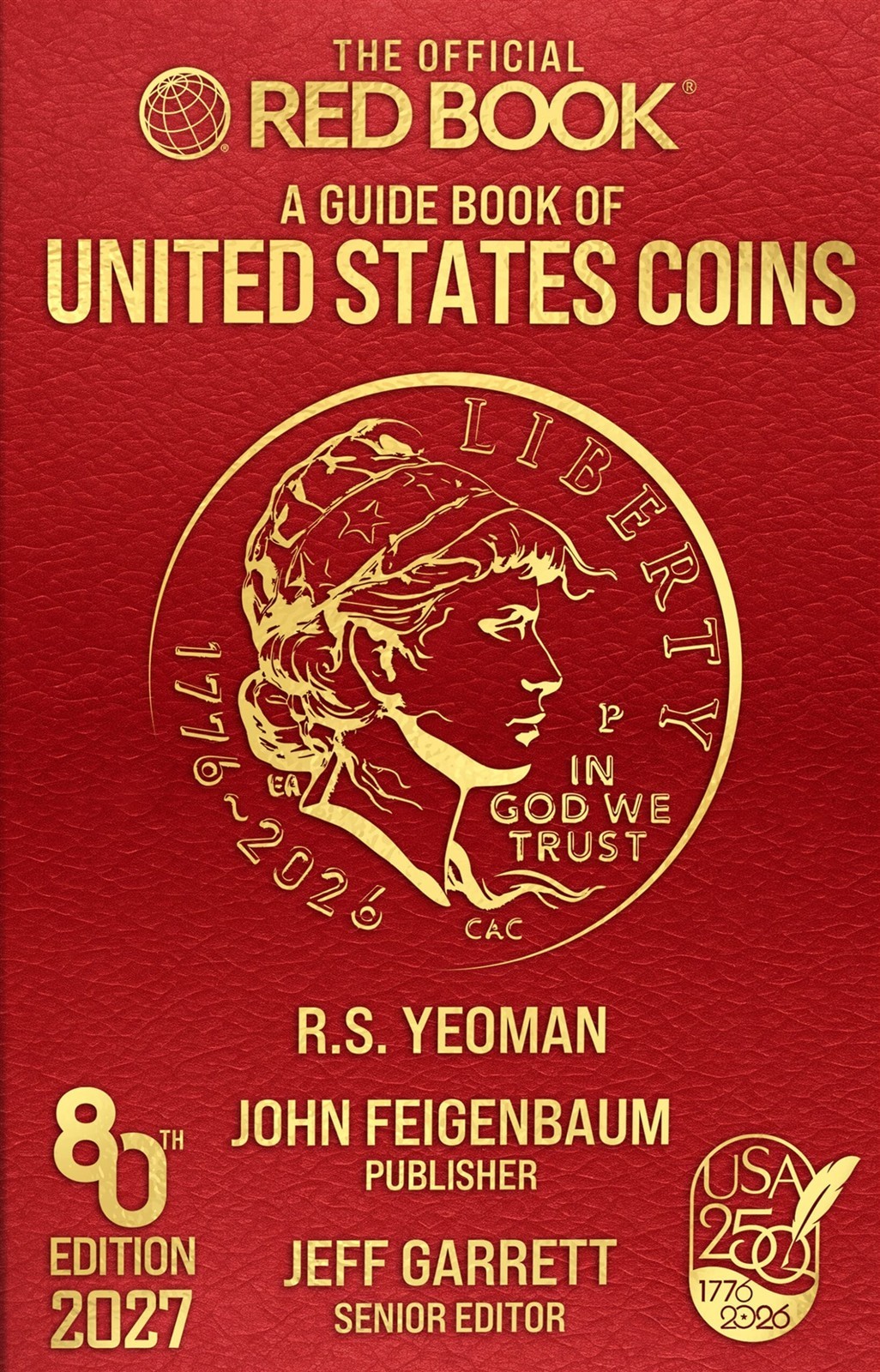2027 Official Red Book Guide US Coins Catalog Anniversary Limited Numbered Ed