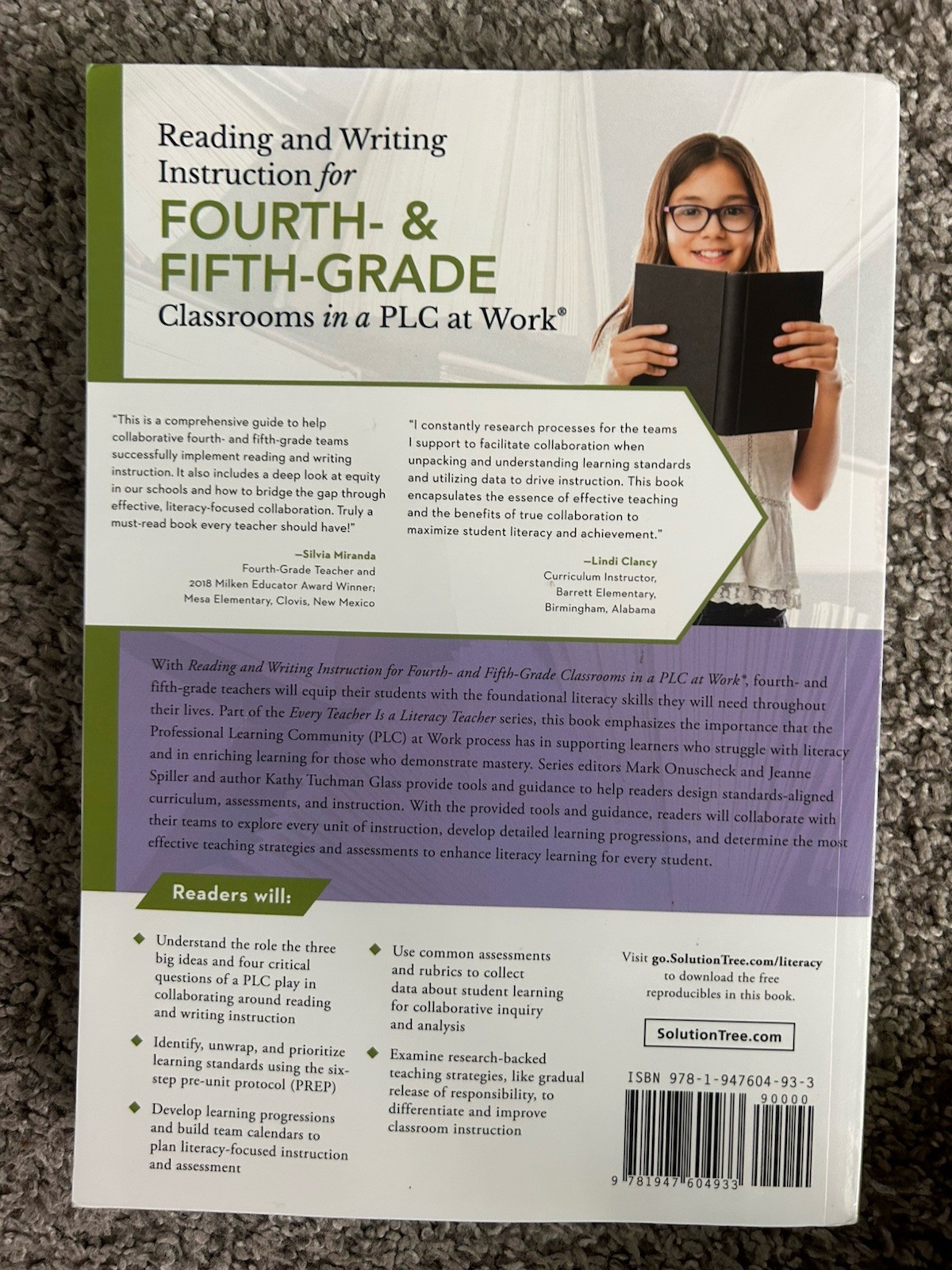 Reading and Writing Instruction for Fourth- And Fifth-Grade Classrooms Paperback