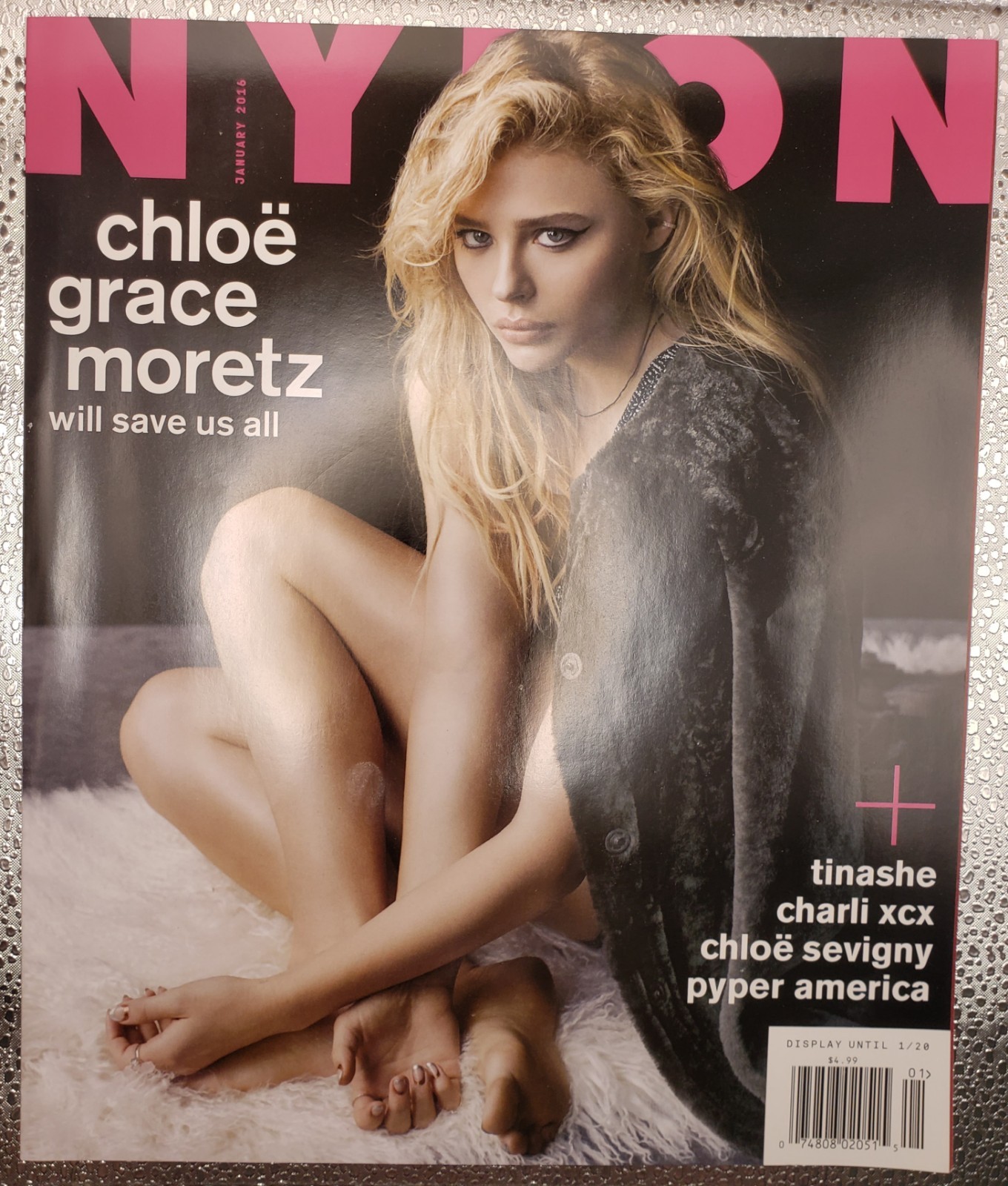 Nylon Magazine 1/16, Chloe Grace Moretz, Charli XCX, Chloe Sevigny, January 2016