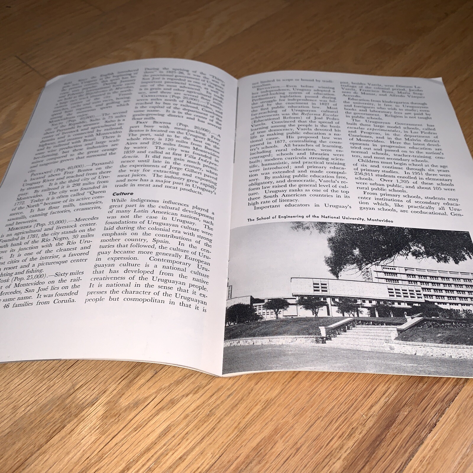 1954 PAN AMERICAN UNION Book – URUGUAY 39 pages