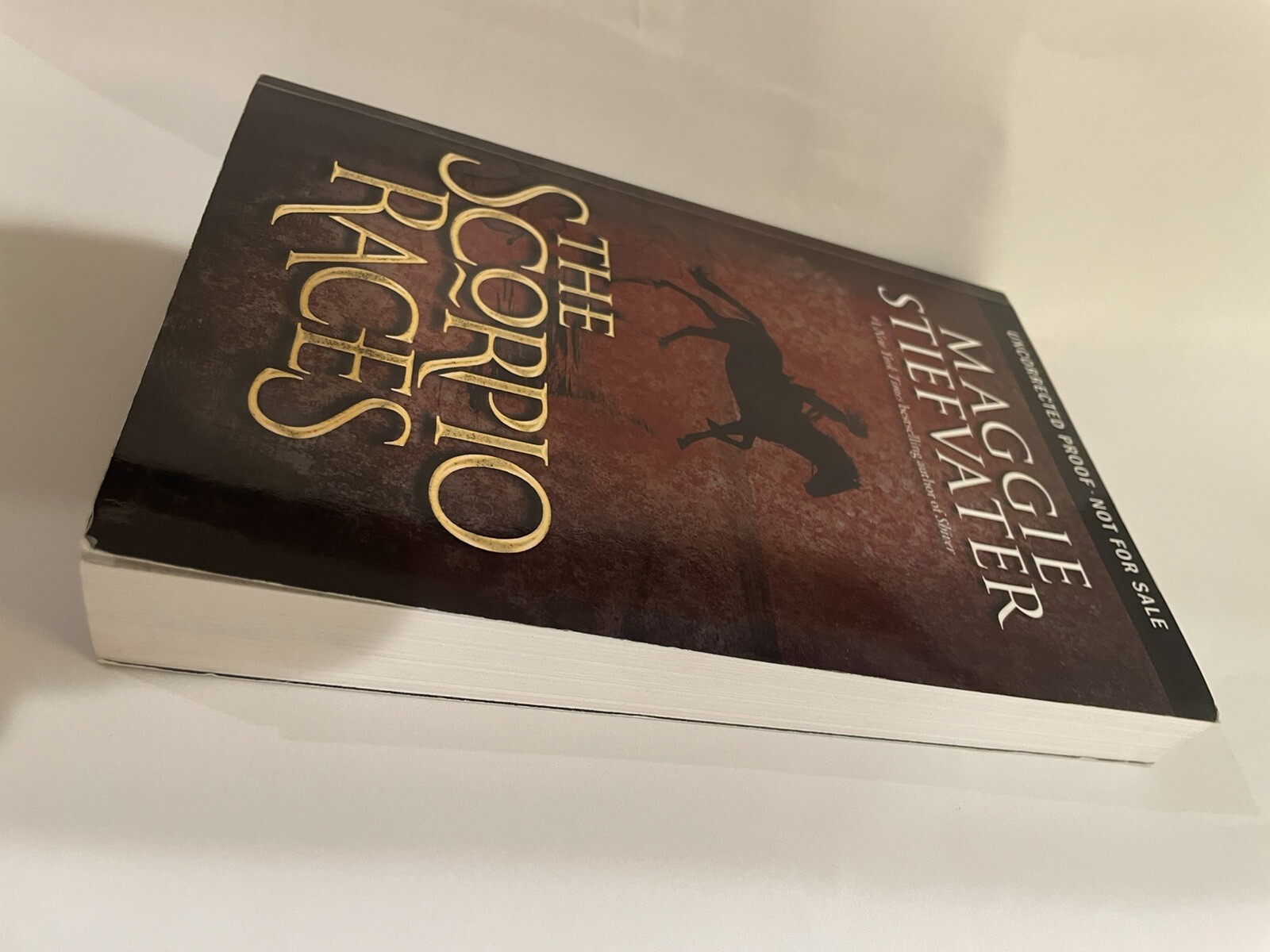 Signed Paperback ARC Uncorrected Proof The Scorpio Races By Maggie Stiefvater